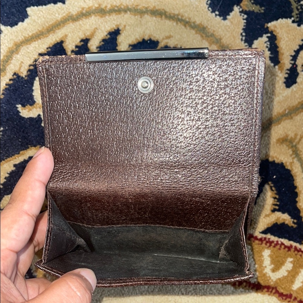 Gucci Brown Monogram GG Canvas Wallet - Picture 9 of 12